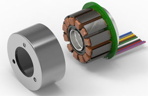 EC 45 Flat Frameless Brushless Servo Motor Kit Image