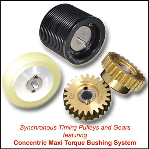 Concentric Maxi Torque Bushing System in Custom Pulleys Image