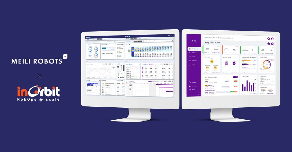 Meili Robots Partners with InOrbit to Boost Their Fleet Management Solution