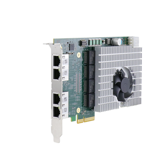 Image of 4-port 5GBASE-T Ethernet 802.3at PoE+ Frame Grabber Card PCIe-PoE454at