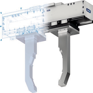 Image of Configurable Long-Stroke Pneumatic Gripper - PLG