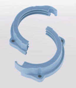 Image of Straight Connector / Conduit Flange for Flat Surface Mounting of 36, 52, 70 & 90mm Conduit