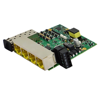 Image of Embedded 1 SFP & 4 Port PoE+ Gigabit Ethernet Switch (SW-195)