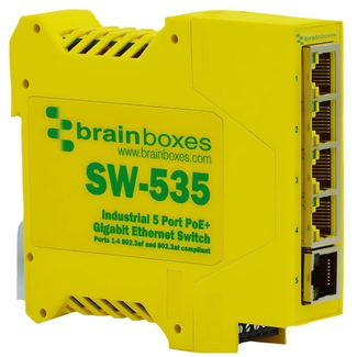 Industrial 5 Port PoE Plus Gigabit Ethernet Switch (SW-535) Image