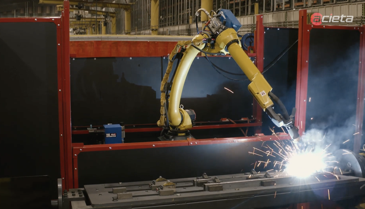 Fabricator achieves optimal quality and productivity with a welding robot