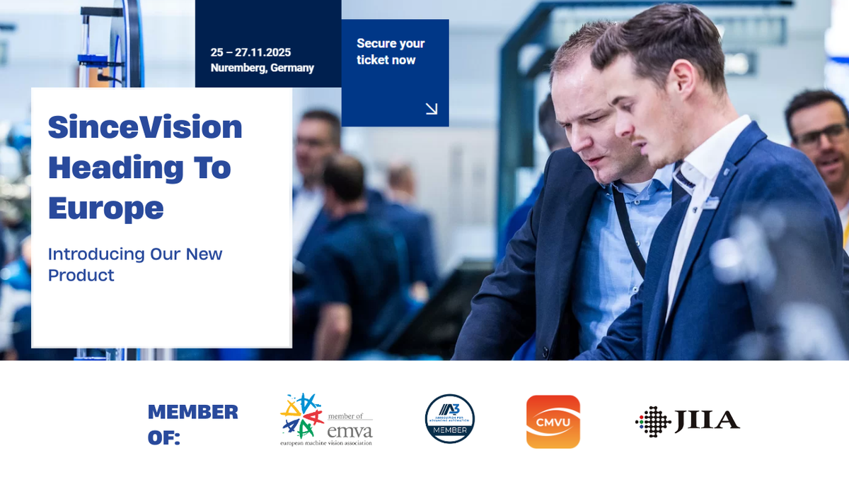 SinceVision Europe Tour 2025 – See the Future of Machine Vision