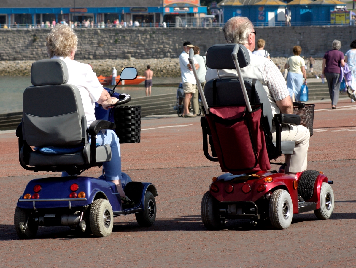 Geared Motors for Mobility Scooters