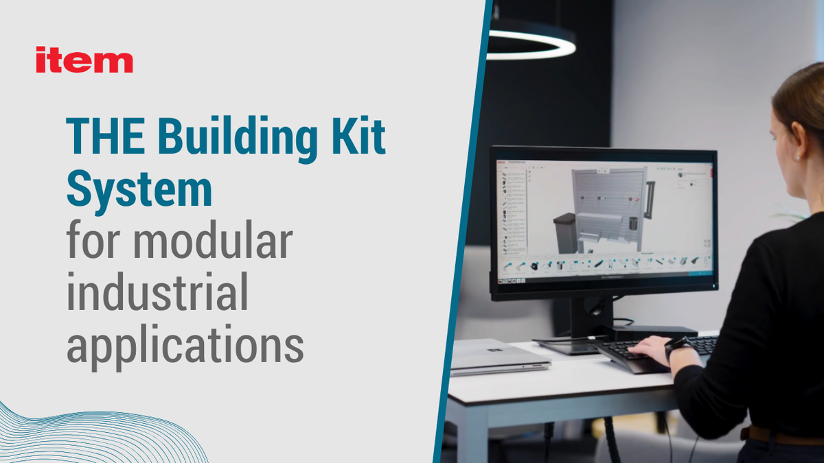item Building Kit System: THE profile technology for modular, industrial applications