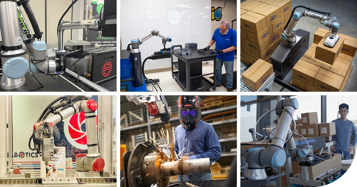 Universal Robots (UR) Debuts the World’s First Cobot Spot Welder and New Cobot-Powered Palletizing and Machine Tending Cells at Automate 2023