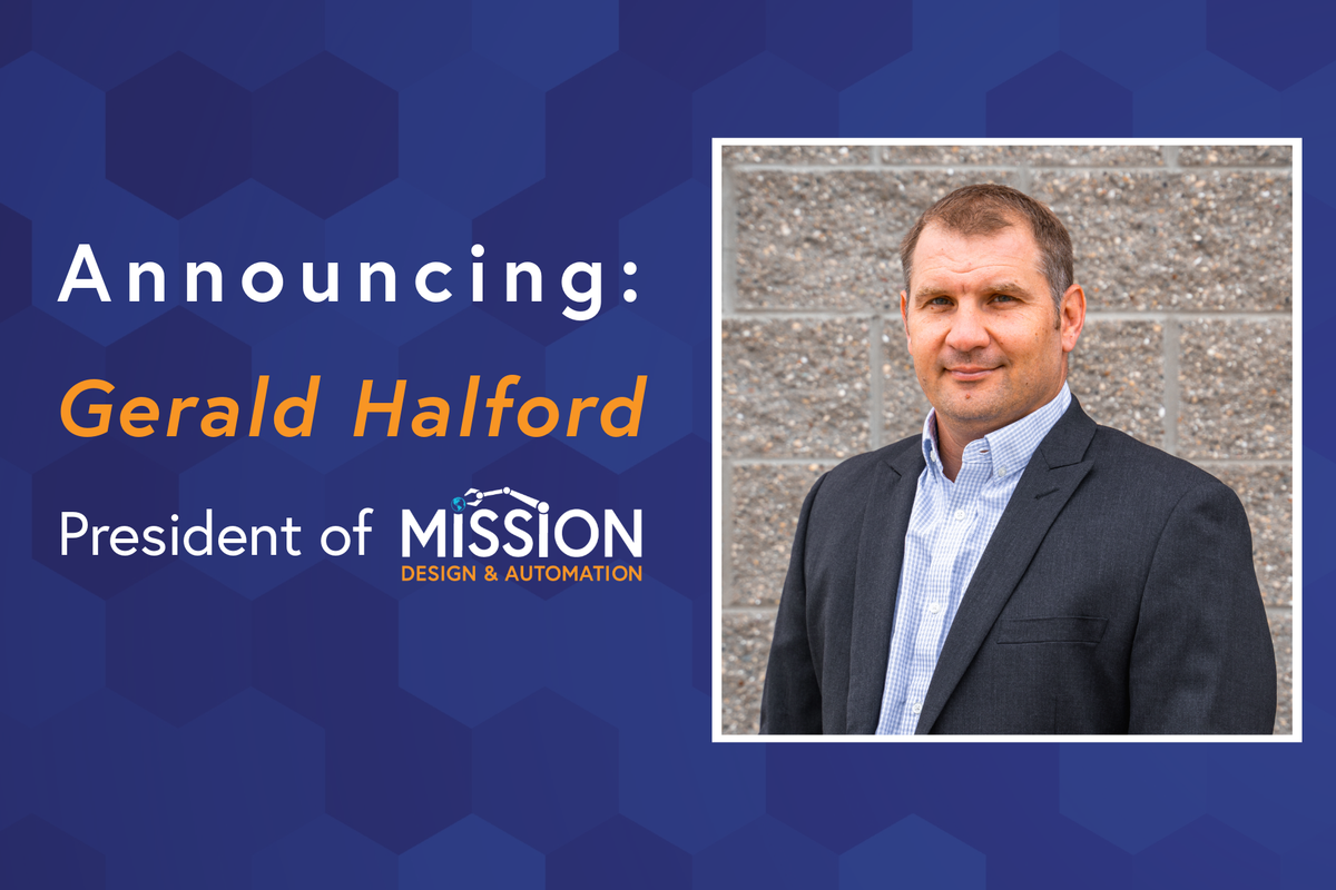 Mission Design & Automation Appoints Gerald Halford as President