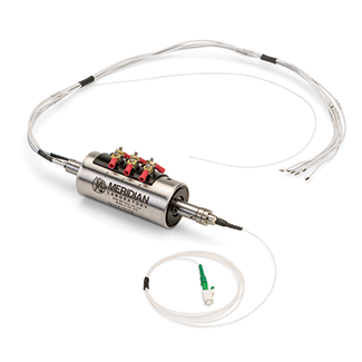 Image of ROTOCON Fiber Optic Rotary Joint Slip Ring Combinations | FORJ Series