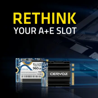 Image of Introducing Cervoz T445 & T455 M.2 2230 A+E key SSDs