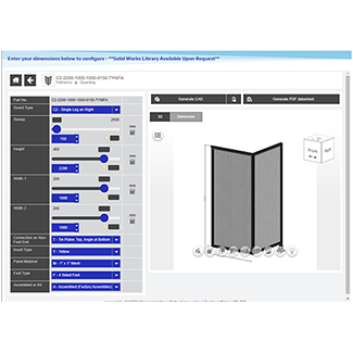 Robotic & Equipment Guarding CAD Configurators Image