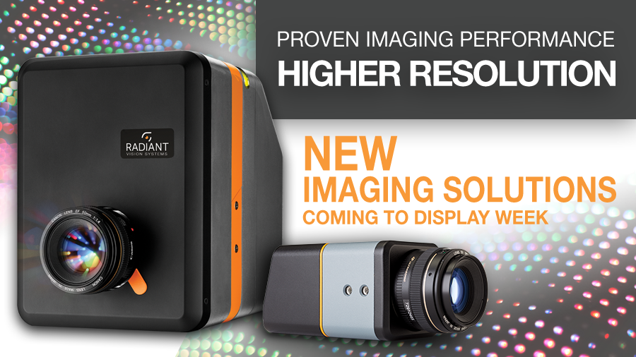 Radiant Launches New High-Resolution Imaging Solutions and Demonstrates Display Testing at the Virtual Display Week 2021 Exhibition