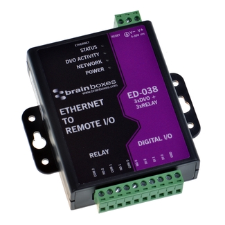 Ethernet to 3 Relay + 3 Digital In (ED-038) Image