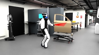 Hexagon rolls out a wheel-footed bipedal humanoid for manufacturing
