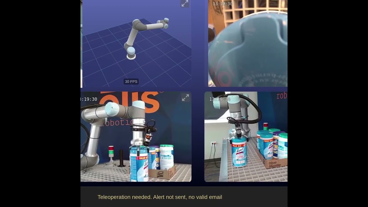 Remote access for Universal Robots -- remote control with gamepad