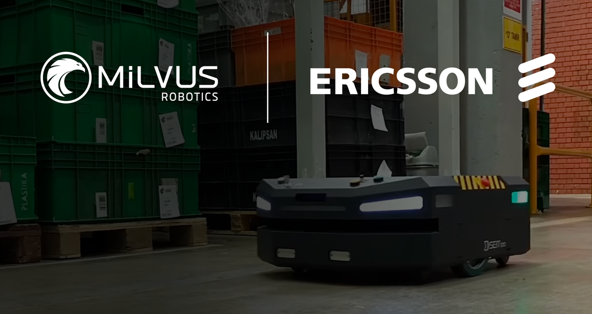 Milvus Robotics joins Ericsson Enterprise Partner Program in the Industry 4.0 track for Device and Hardware partners