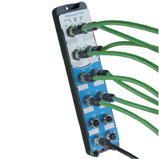 PROmesh P10X | IP67 8+2Gb-Port PROFINET and EtherNet/IP Managed Switch with Integrated Online Cable Diagnostics Image