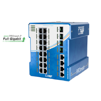 PROmesh P24+ | Full-managed switch for PROFINET and EtherNet/IP Image