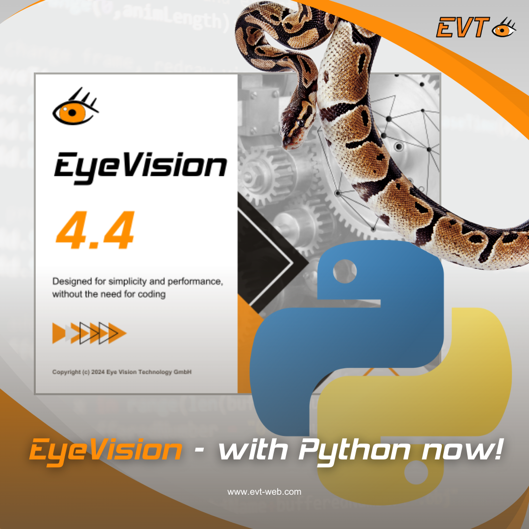 Python Integration available in EyeVision 4.4