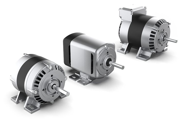 Standalone AC motors for a wide range of gearboxes