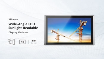 Cincoze All-New Wide-Angle FHD Sunlight-Readable Display Modules image