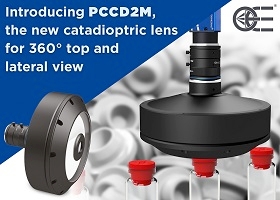 Introducing PCCD2M, the new catadioptric lens for 360° top and lateral view image