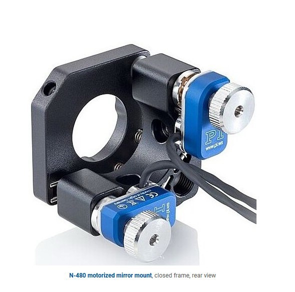 Fast Steering Mirror / Piezo Mirror Mount for Laser Eye Surgery - PI image