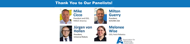 Robotics and COVID-19: Highlights from A3’s panel discussion with four top leaders