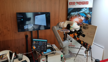 Automating art – Robotic painting on canvas image