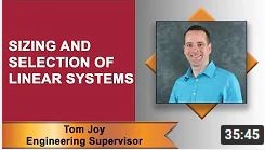 Sizing and Selection of Linear Systems image