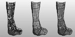 Scanning a human body part image