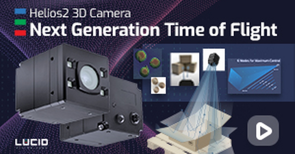 Videos: Helios2 Time of Flight (ToF) 3D Camera - IP67, Sub Videos: Helios2 Time of Flight (ToF) 3D Camera - IP67, Sub