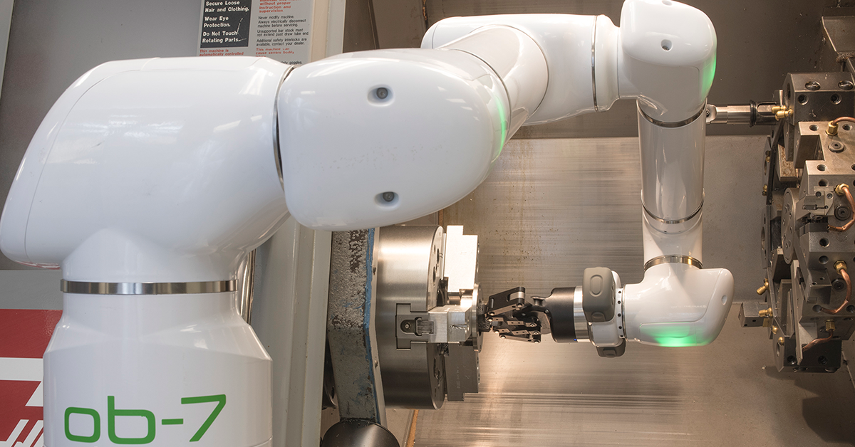 News A3 Member News Productive Robotics’ OB7 Cobot Unlocks