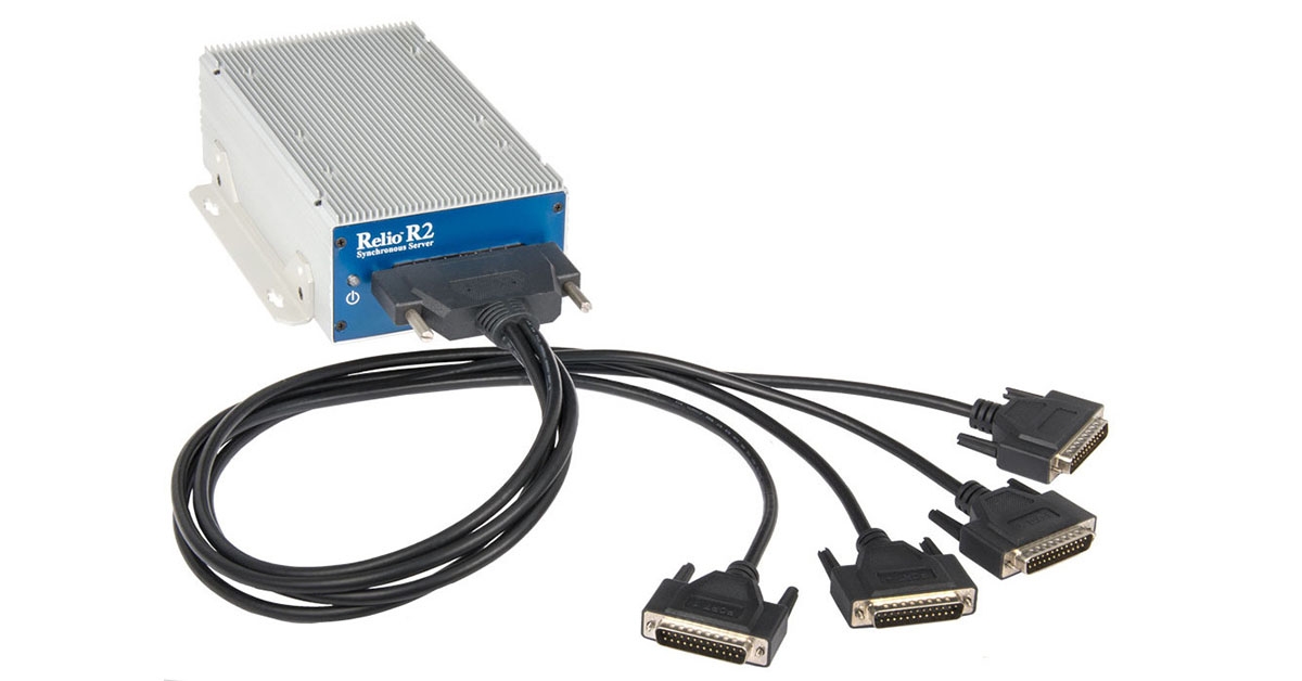 Relio R2 4-Port Synchronous Serial Server - Configurable Solid-State ...
