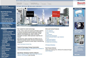 New Electric Drives and Controls Website from Bosch Rexroth
