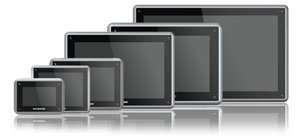 Single surface screen with widescreen format, all-aluminum housing, integrated Ethernet, premium software and seamless integration with KAS promises superior HMI flexibility and performance