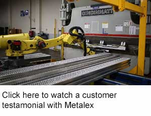 Click here to watch a customer testimonial with Metalex
