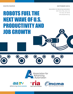 Cover of whitepaper Robots Fuel the Next Wave of U.S. Productivity and Job Growth