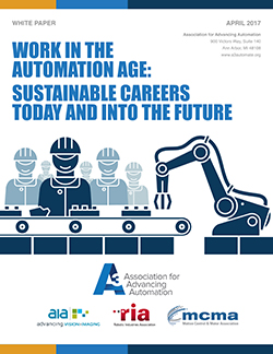 Cover of whitepaper Work in the Automation Age: Sustainable Careers Today and into the Future