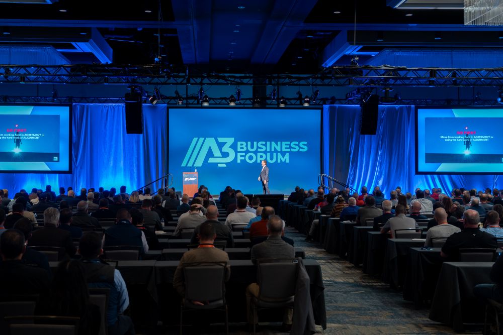 A3 Business Forum 2026 stage