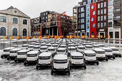 Fleet of Self sustaining Mobile Robots
