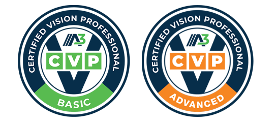 A3 Certified Vision Professional, CVP, Basic, Advanced