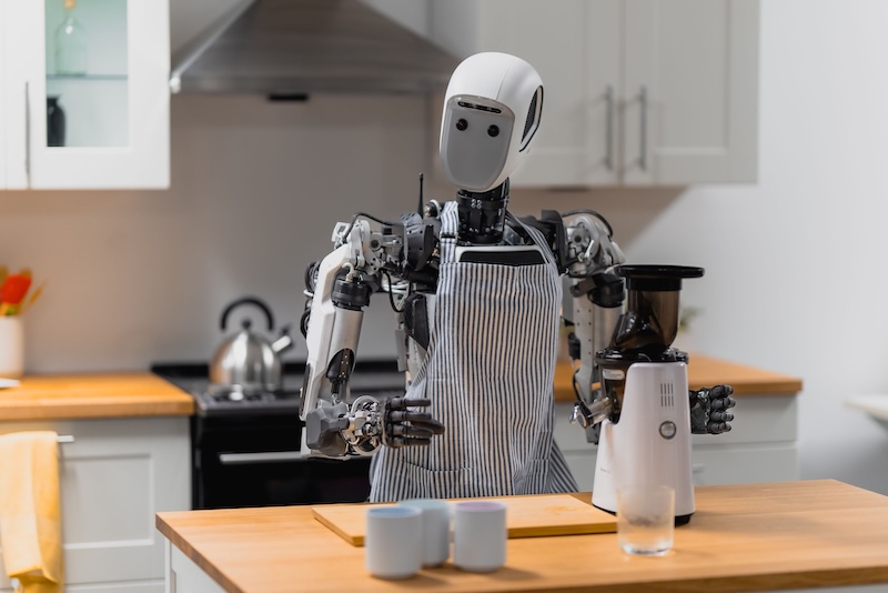 Apptronik Humanoid Robot in the kitchen