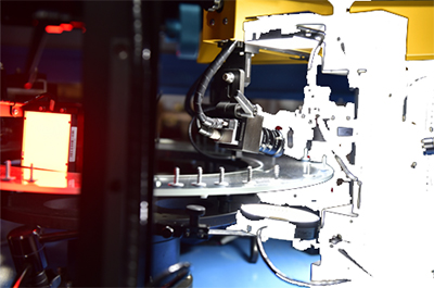FIGURE 1: Advanced AI technologies like Neurala VIA can reliably detect highly variable defects such as short shots or burrs on injection molded fasteners. (Image Courtesy of Neurala.)