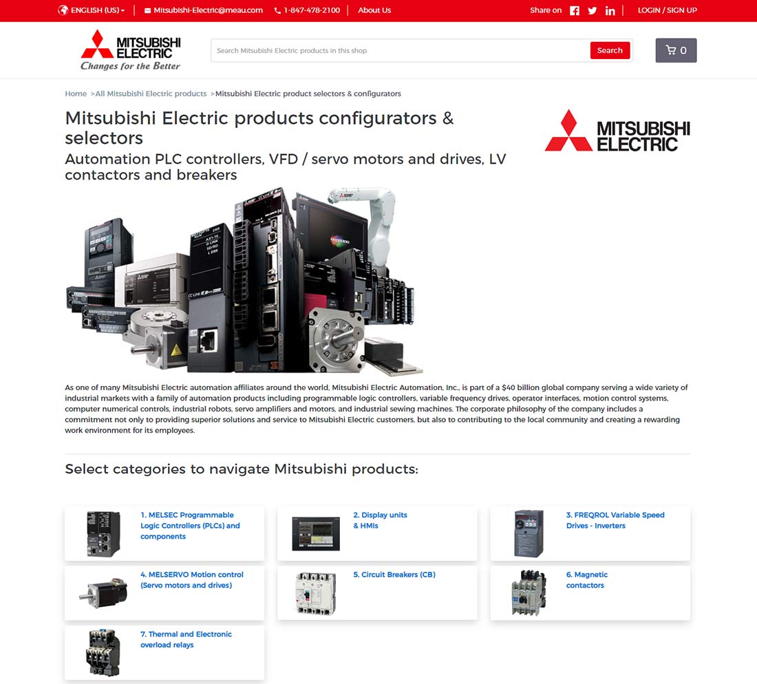SEO-enriched product configurators and selectors make it easier to find, compare and purchase industrial automation products. (Courtesy of KYKLO)