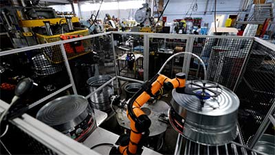 The Rapid Machine Operator is a flexible automation system designed for speedy deployment. Credit: Rapid Robotics The Rapid Machine Operator is a flexible automation system designed for speedy deployment. Credit: Rapid Robotics