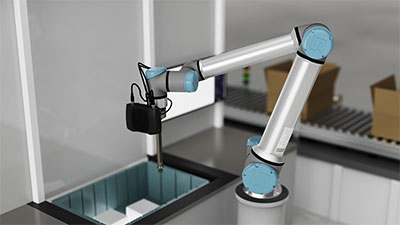 Zivid 3D cameras now support being ‘robot-mounted’ on the robot arm, which presents numerous possibilities that did not previously exist allowing for alternative viewpoints when challenging scenes are met. In this scenario the robot can simply move slightly in any direction to get a better view and consequently more detailed point clouds for detection analysis.