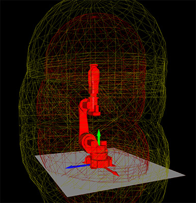 Image courtesy of Sensory Robotics. “3D point cloud mapping provides detailed awareness of the environment, so the system knows exactly where people are at all times,” Gagas says. “Second, our dynamic safety zones adapt in real time, so if someone steps into the robot’s workspace, the robot automatically slows down or stops to keep them safe.”